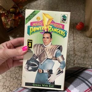 Vintage 90s Mighty Morphin Power Rangers VHS - Green With Evil Part 3